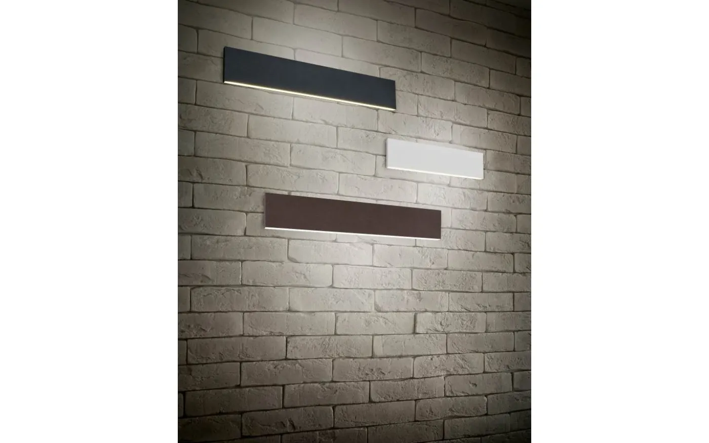 Concha Vägglampa LED 47cm antracit