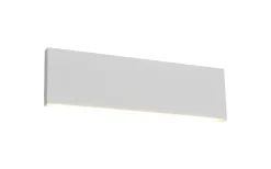 Concha Vägglampa LED 28cm mattvit