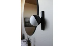 Contur Vägglampa 15cm IP44 Svart/Vit