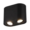 Cookie Takspotlight 2-delad GU10 mattsvart