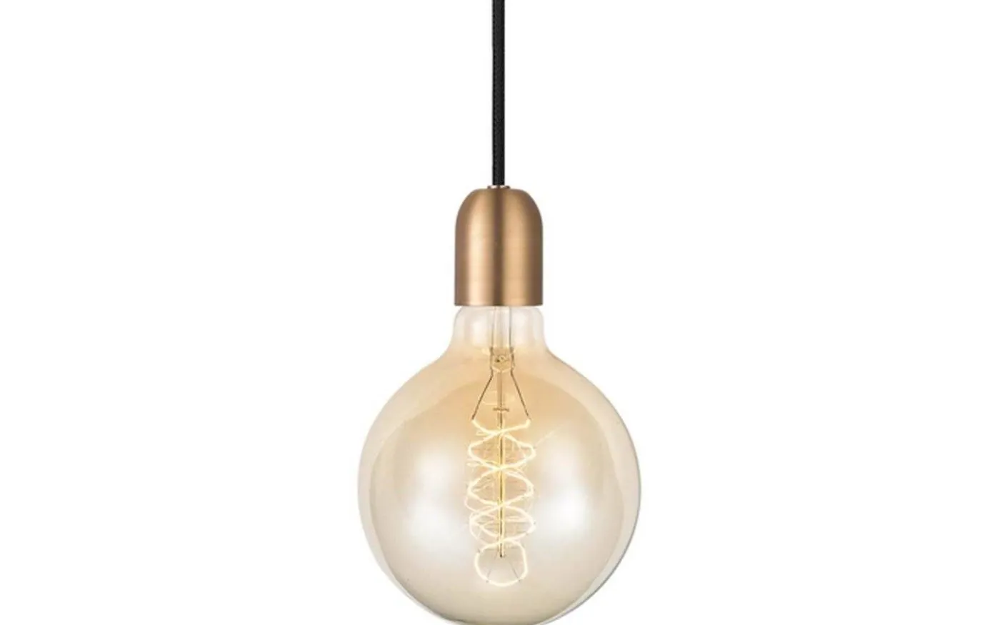 Copper Pendel Med E27-Sockel Koppar