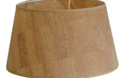 Cork Lampskärm Låg Ø36cm Transparent Natur