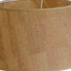 Cork Lampskärm Låg Ø25cm Transparent Natur