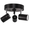 Correct Takspotlight 20cm 3L Svart
