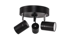 Correct Takspotlight 20cm 3L Svart
