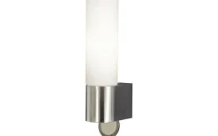Cosenza Vägglampa med Eluttag Krom IP44