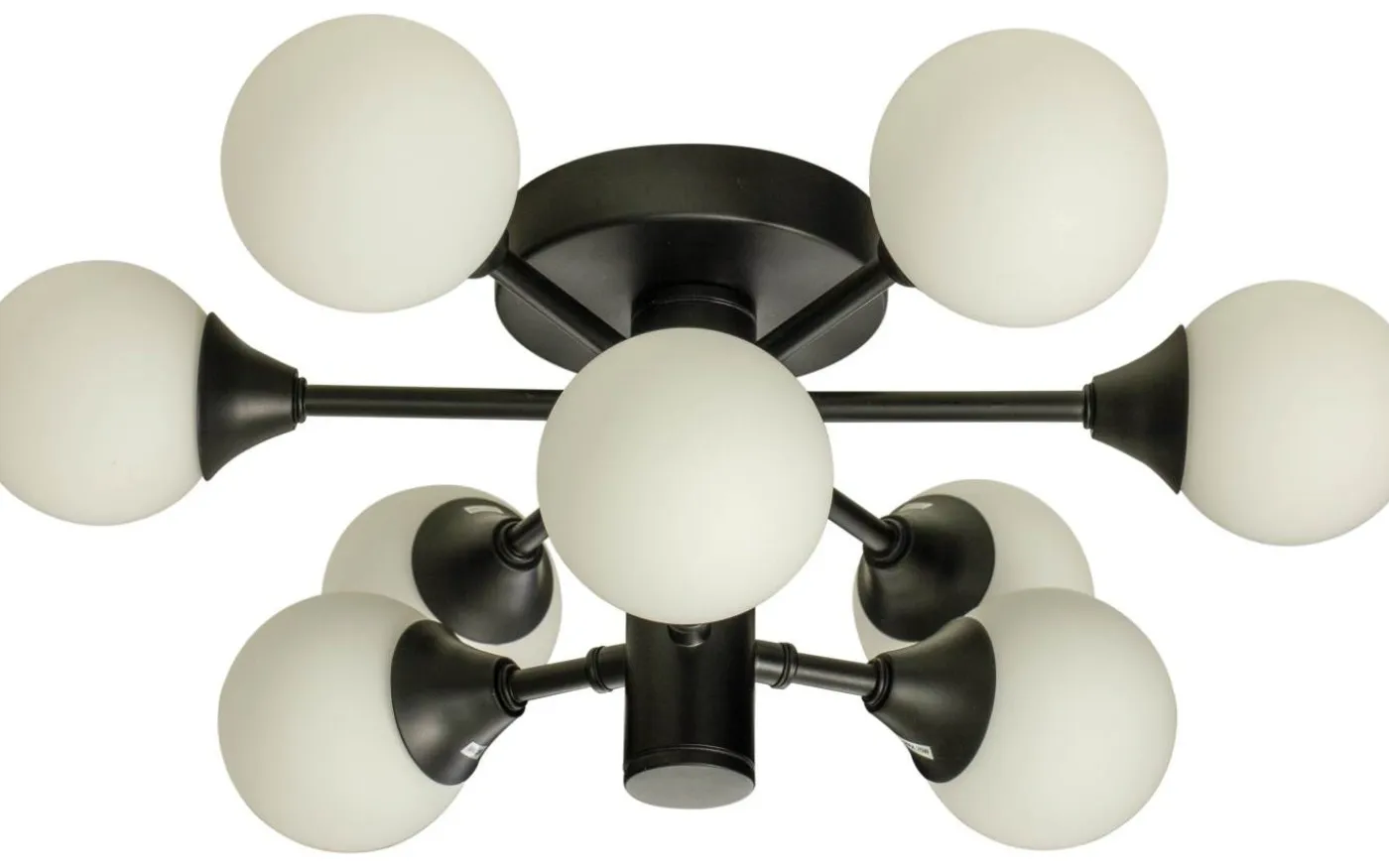 Cosmos Plafond 46cm Svart/Vit IP44