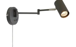 Costilla Vägglampa Mörkgrå Flex