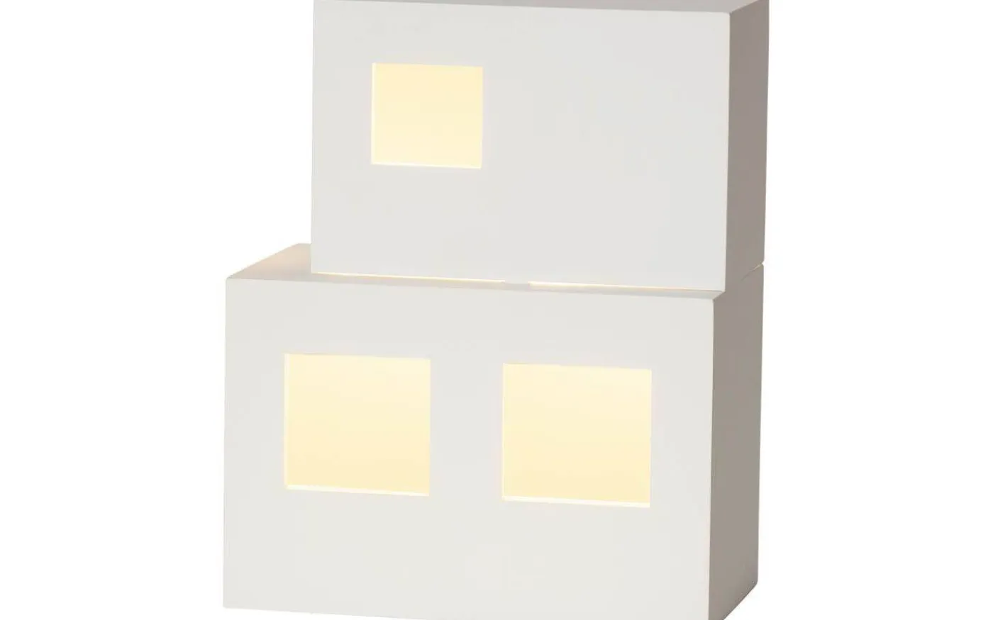 Cube Bordslampa E14 25cm Vit