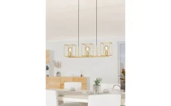 Cumiole Taklampa 78cm Guldfärgad