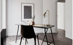 Curve Bordslampa 50cm Matt Guld