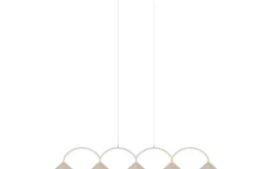Curve Taklampa 165cm Beige