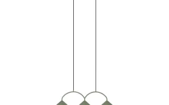 Curve Taklampa 95cm Grön
