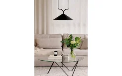 Curve Taklampa 50cm Svart