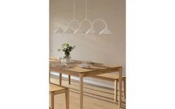 Curve Taklampa 165cm Vit