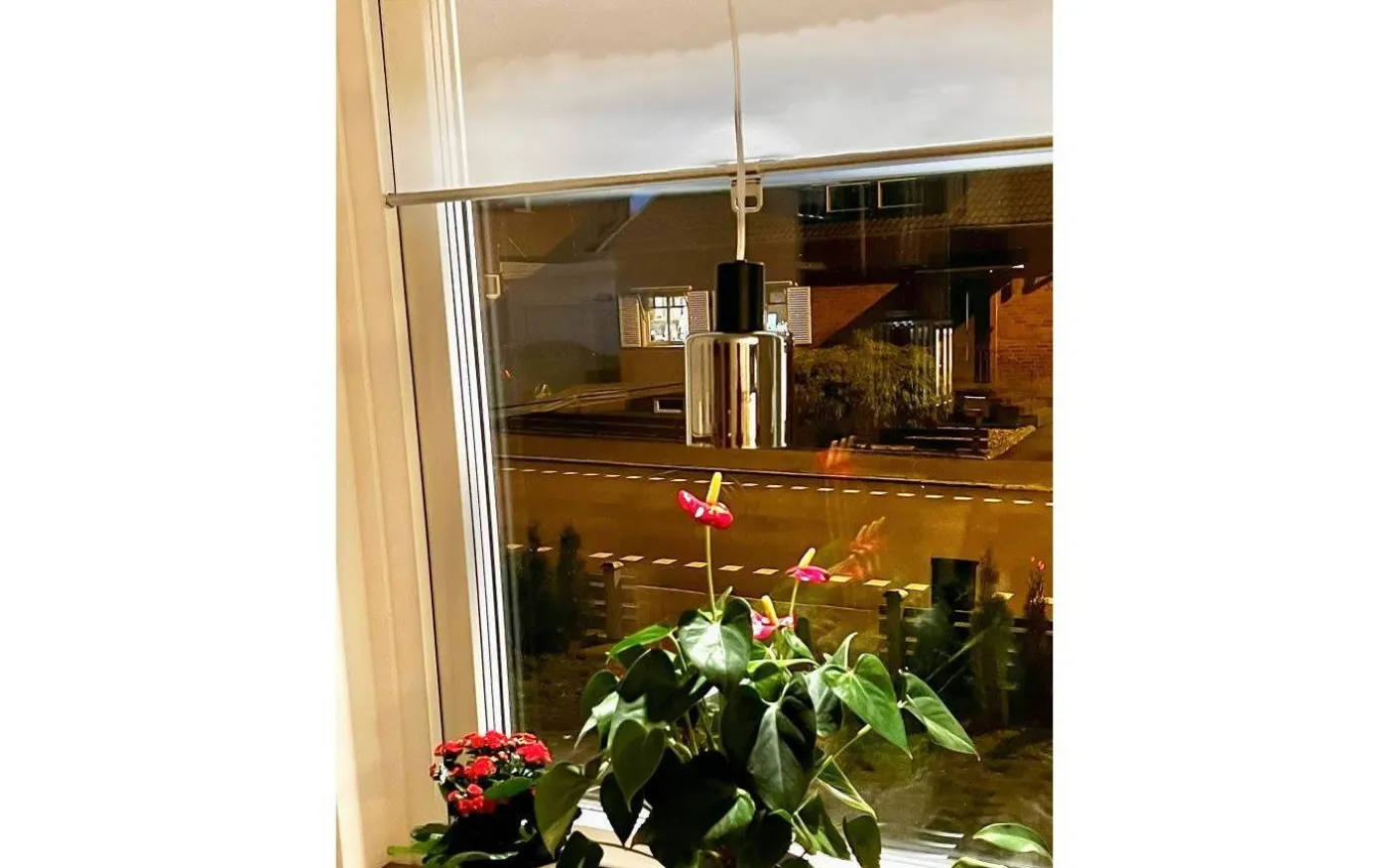 Cylinder Fönsterlampa 9cm Svart/Rök