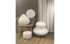 Dalia Takskärm 40cm Vit
