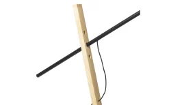 Dante Golvlampa Trä/Svart 214cm