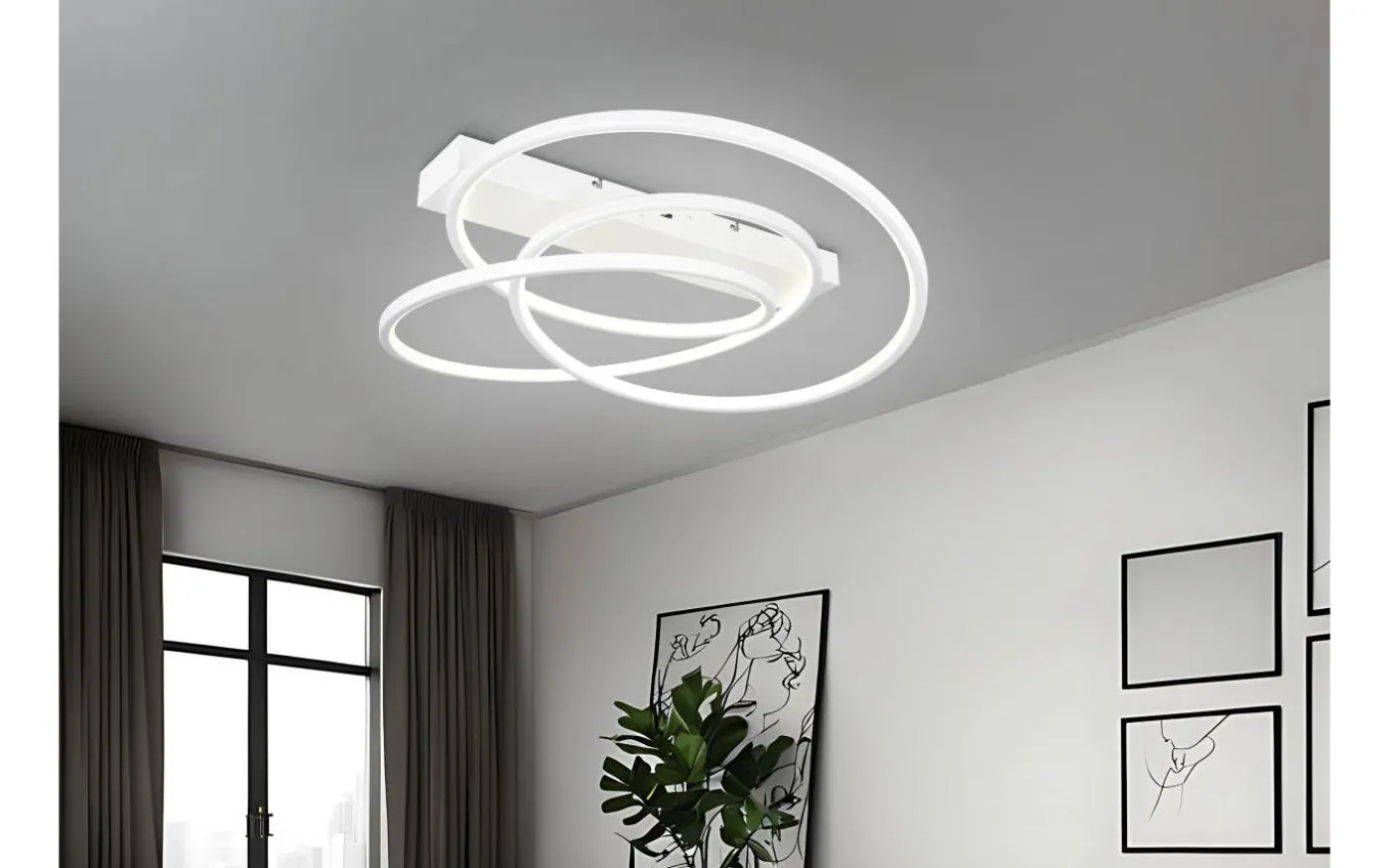 Darvin Plafond LED matt vit