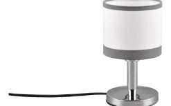 Davos Bordslampa E14 krom/vit