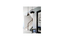 DC Fönsterlampa Ø18cm Svart/Ek