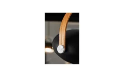 DC Fönsterlampa Ø18cm Svart/Ek