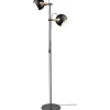 DC Golvlampa 2L 150cm Svart/Ek