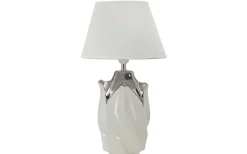 Delta Bordslampa 51cm Silver/Vit