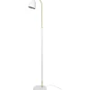 Deluxe Golvlampa 133cm LED GU5,3 Dimbar Vit/Mässing