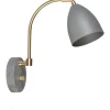 Deluxe Vägglampa LED GU5,3 Varmgrå/Mässing