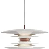 Diablo Taklampa 50cm Mattvit/ Rosé Silver