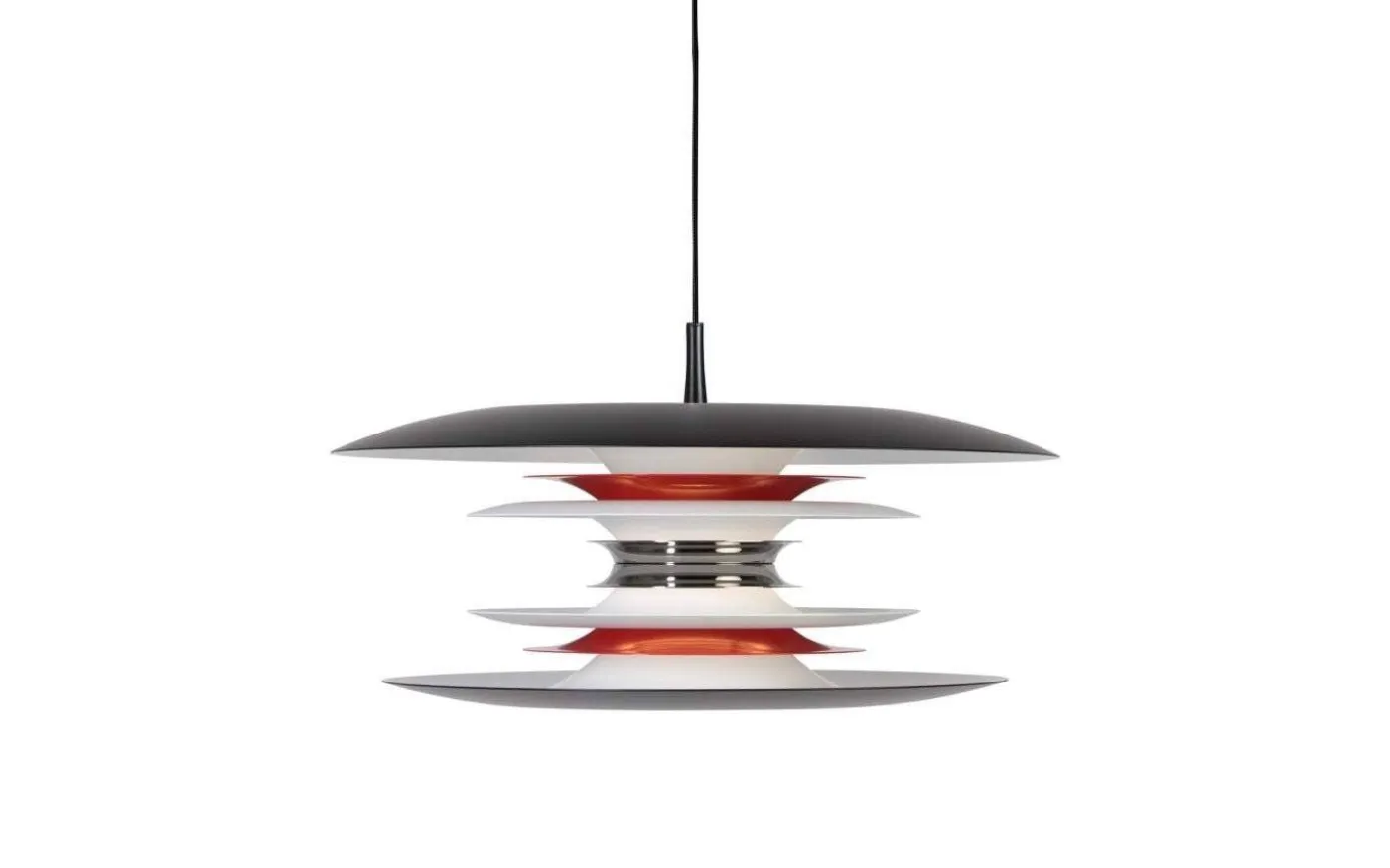 Diablo Taklampa 50cm Svart/Röd