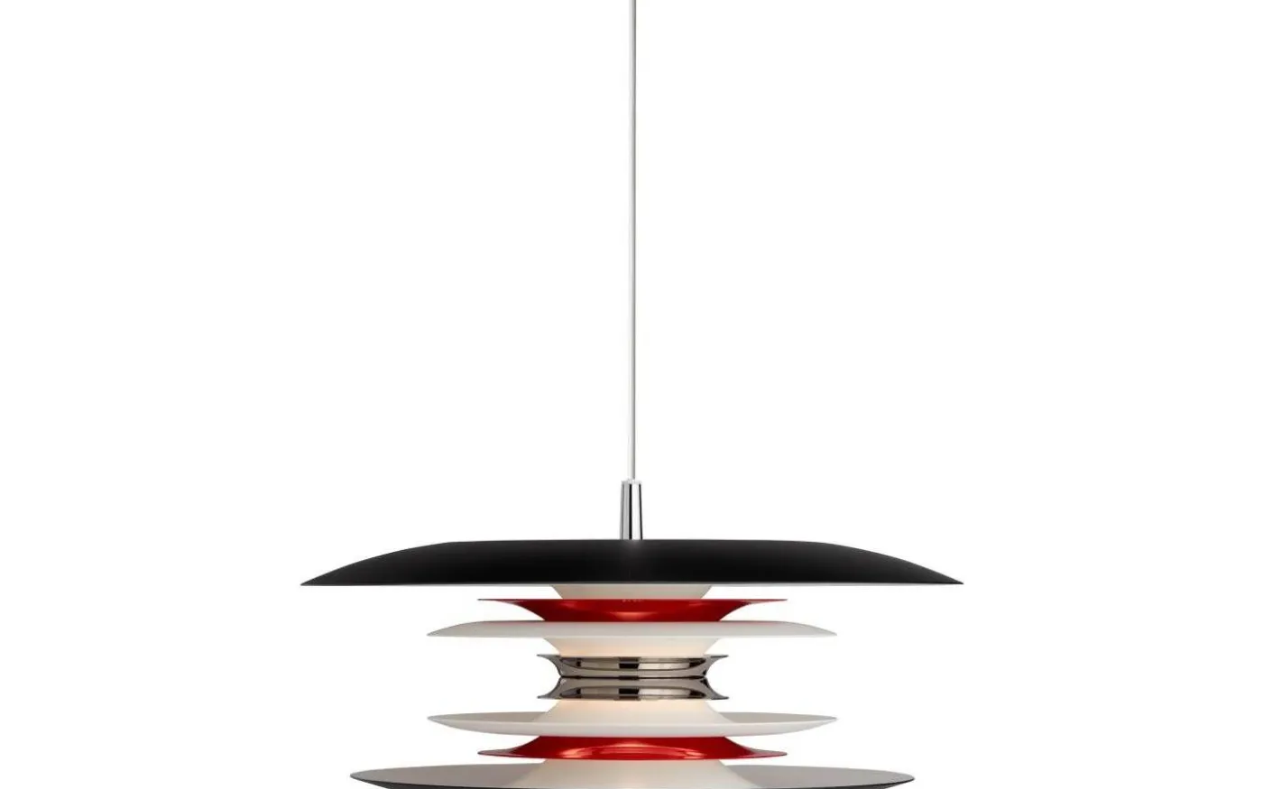 Diablo Taklampa 40cm Svart/Röd
