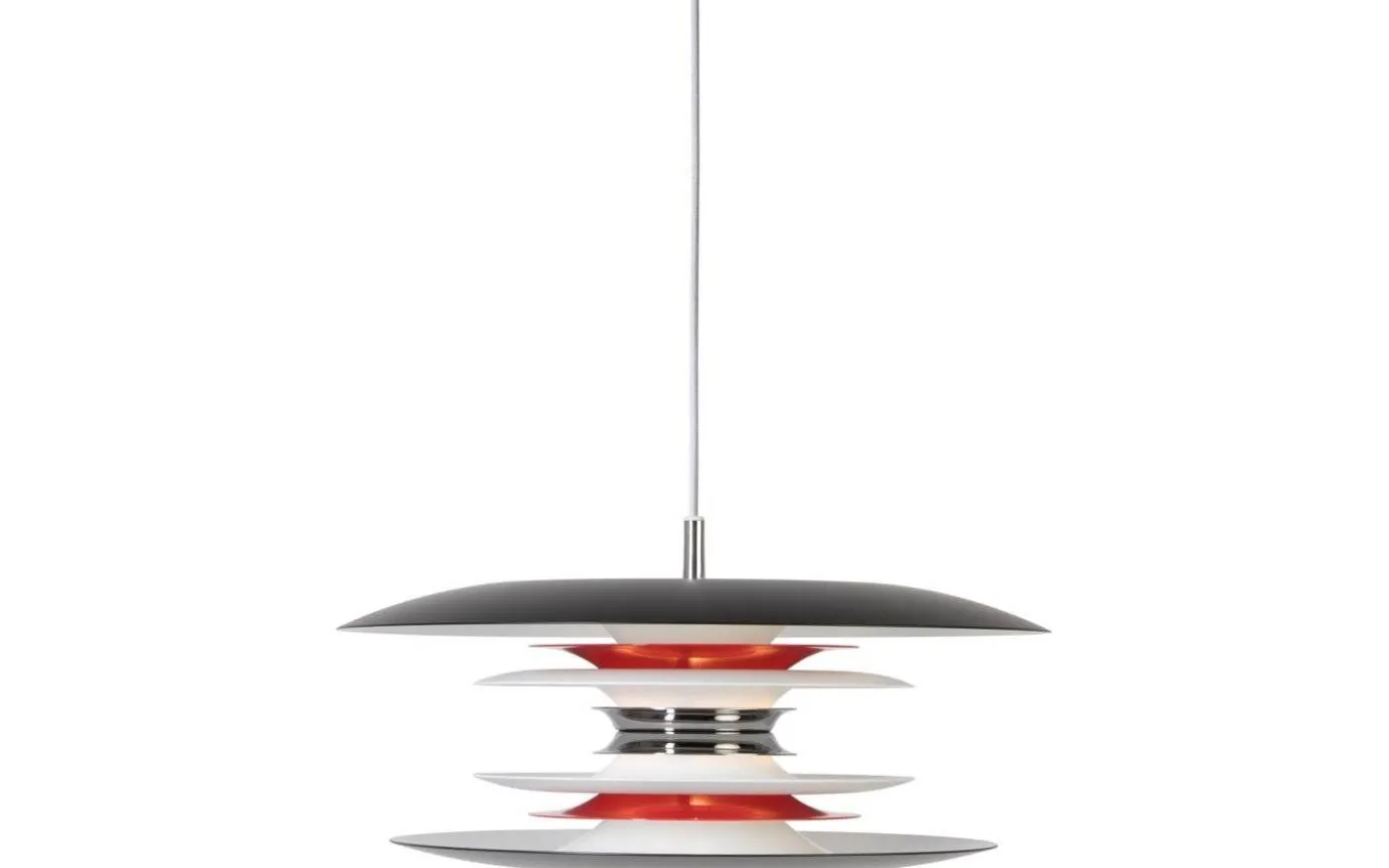 Diablo Taklampa 40cm Svart/Röd