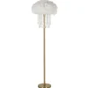 Diamon Golvlampa Fjädrar 165cm Guld