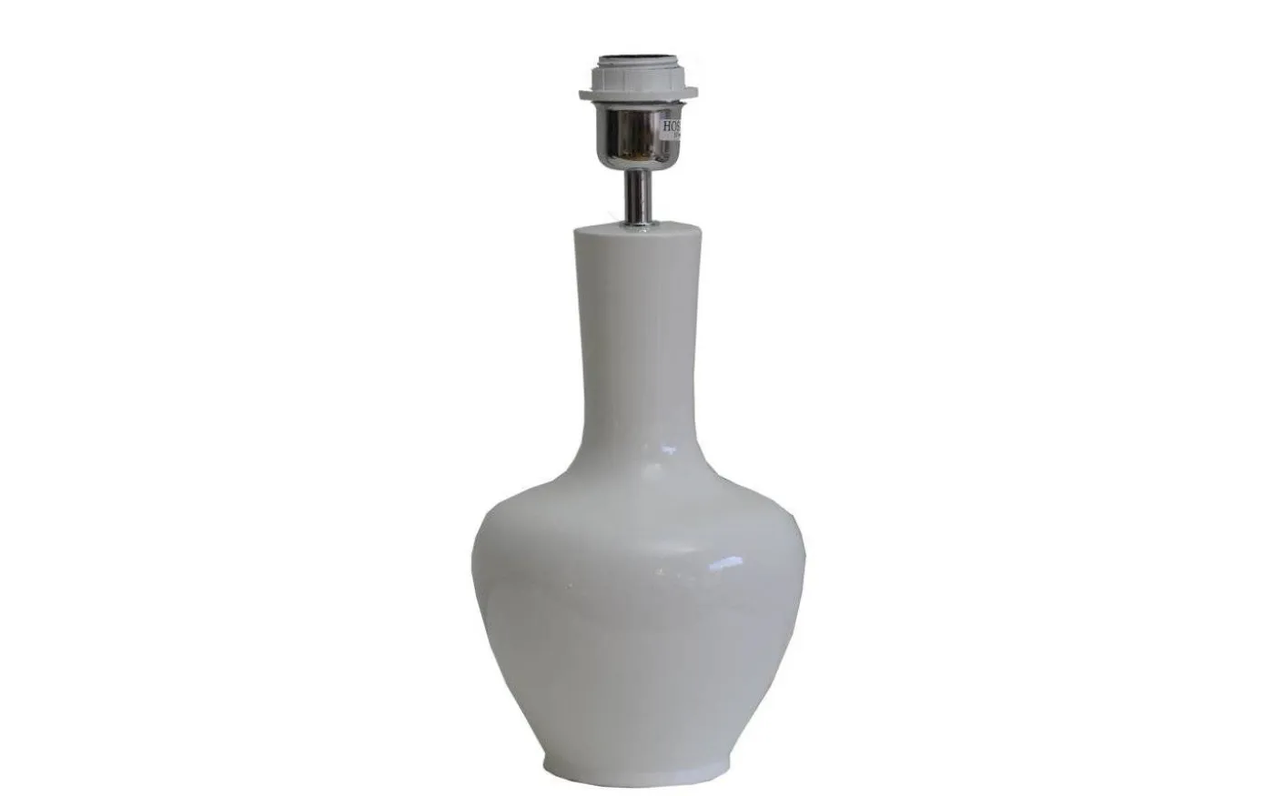 Dilbar Small Lampfot 36cm E27 White Glossy