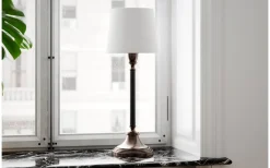 Dinant Bordslampa 59,5cm Svart/Vit