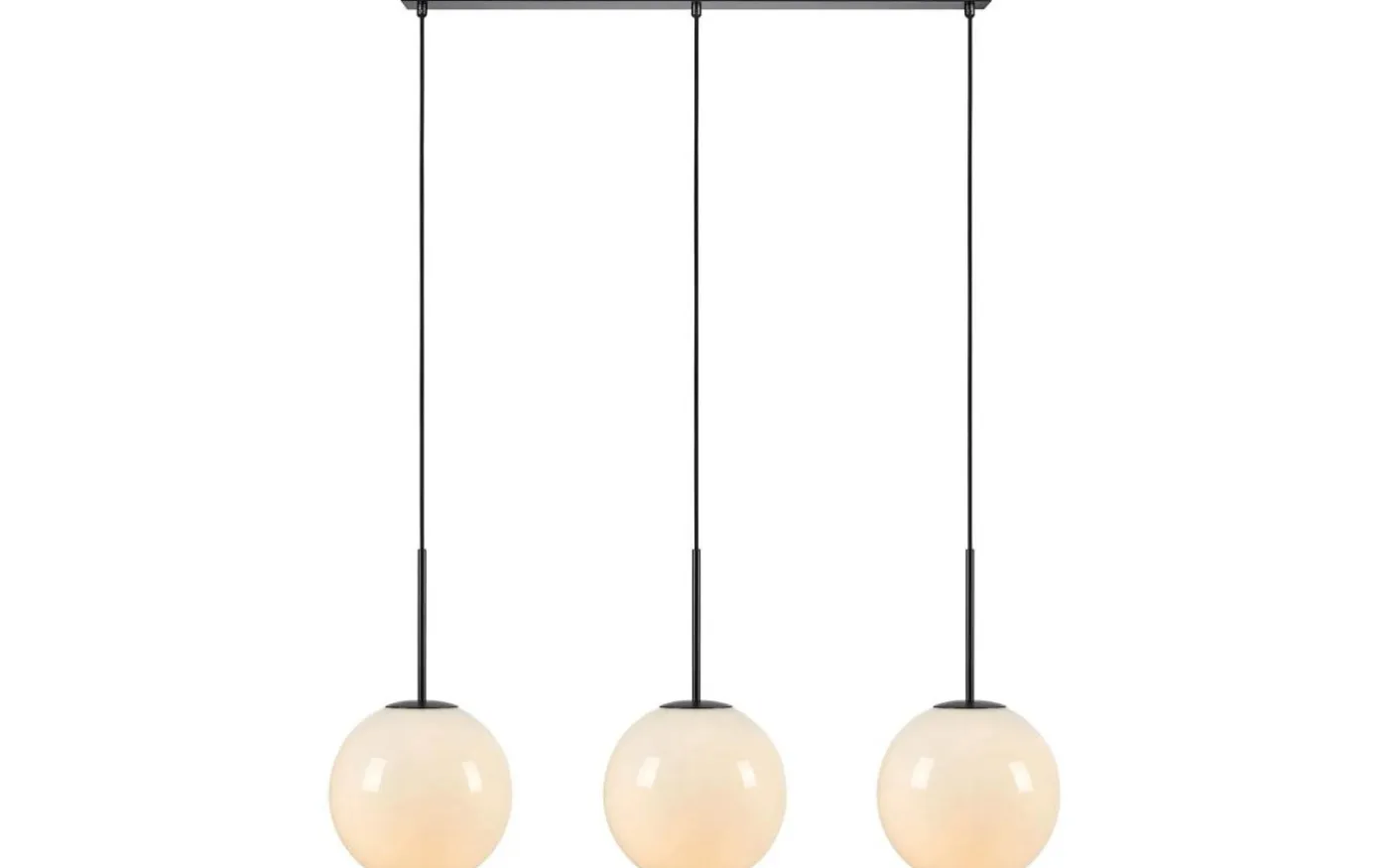 Dione Taklampa 105cm 3L Opal/Svart