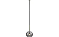 Dione Taklampa 25cm Rök/Mässing