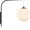 Dione Vägglampa Vit/Svart