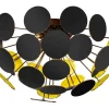 Discalgo Plafond 3xE14 mattsvart