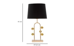 Disco Bordslampa 61cm Guld/Svart