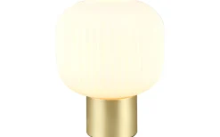 Diva Bordslampa E27 matt mässing/vit