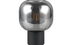Diva Bordslampa E27 mattsvart/förkromad