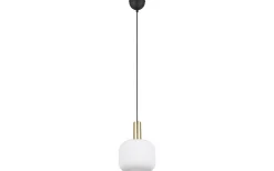 Diva Fönsterlampa 20cm E27 matt mässing/vit
