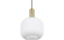 Diva Fönsterlampa 20cm E27 matt mässing/vit