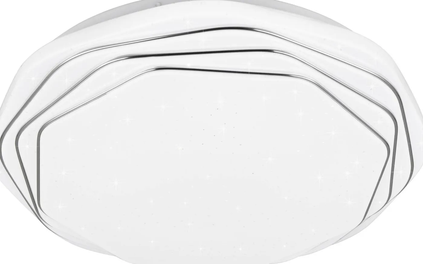 Dizzy Plafond LED vit/krom stjärnljus