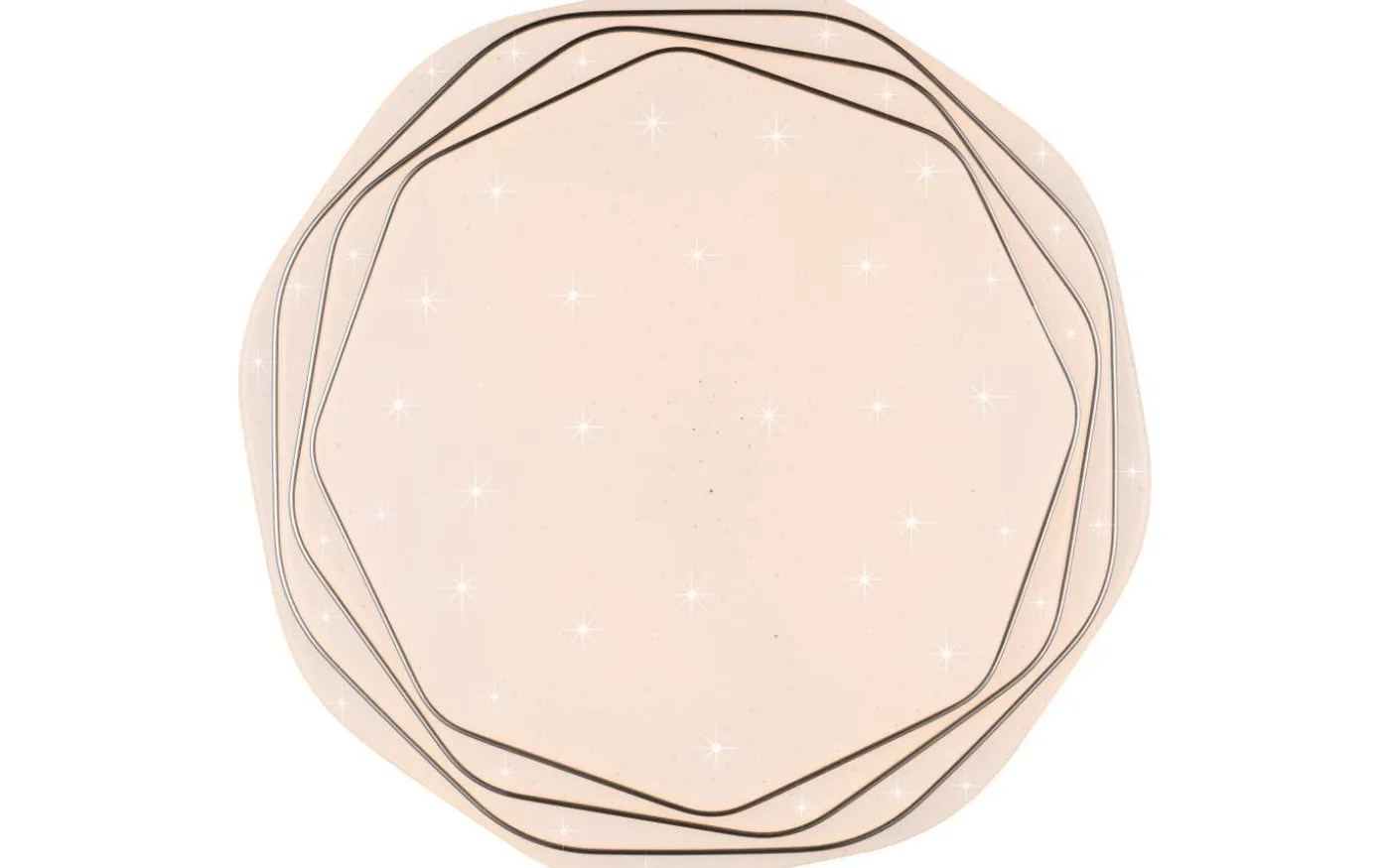 Dizzy Plafond LED vit/krom stjärnljus