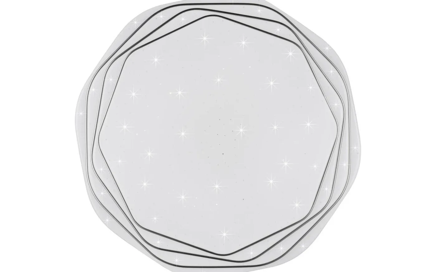 Dizzy Plafond LED vit/krom stjärnljus