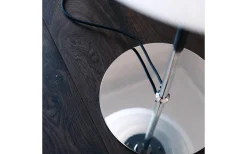DL31 Bordslampa 50cm Opal/Krom